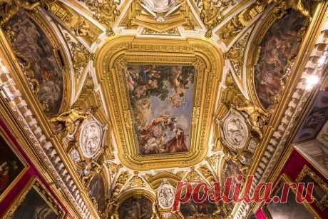 Исторические дворцы Италии:Палаццо Питти(Palazzo Pitti).Часть 2.Палатинская галерея.Интерьеры.