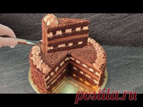 знаменитый нереально вкусный бразильский шоколадный торт БРИГАДЕЙРО! Без желатина! Огромный торт!