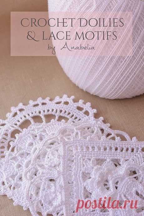 Anabelia craft design: Crochet doilies and lace motifs