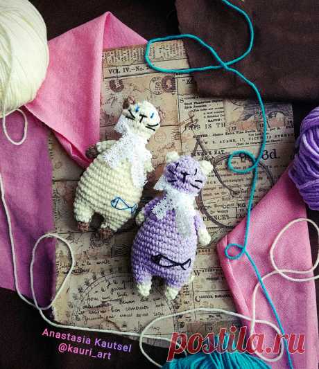 PDF Кошечка Анна крючком. FREE crochet pattern; Аmigurumi toy patterns. Амигуруми схемы и описания на русском. Вязаные игрушки и поделки своими руками #amimore - маленькая кошечка, кошка, котик, котёнок, кот.