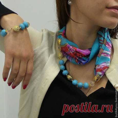 40383fa830e8bde673e7ed1d3dux--ornamental-stones-necklace-transformer-blue-dream-silk-majoril.jpg (768×768)