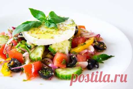 Греческий салат - пошаговый рецепт с фото - как приготовить - ингредиенты, состав, время приготовления - Леди Mail.Ru