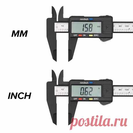 Vastar 150 мм 100 мм Цифровой штангенциркуль точный штангенциркуль карбоновые электронные Штангенциркули измерительный прибор используйте кнопку батареи on AliExpress