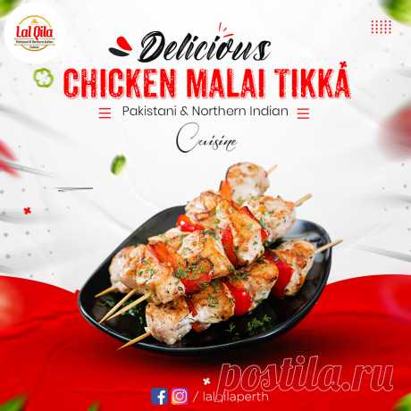 Chicken Malai Tikka is the perfect fusion of creamy and spicy flavors. This delicious dish is made with tender chicken marinated in a rich blend of cream, spices, and yogurt. Give it a try today and order online at https://lal-qila-restaurant.square.site/s/order
Or call us at +61 8 9468 3600