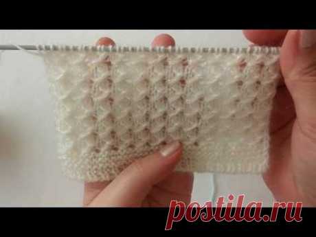 Herkesin sır gibi sakladığı model / yağmur damlası örgü modeli/ knitting pattern / Strickmuster