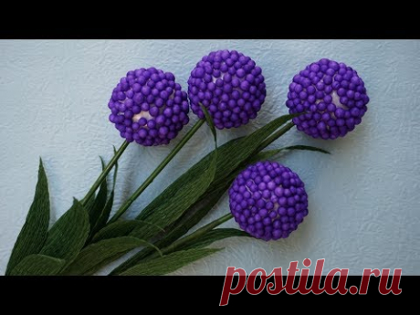 How To Make Flower From Foam Beads (Very Easy) - Creative ideas | DIY & Crafts
