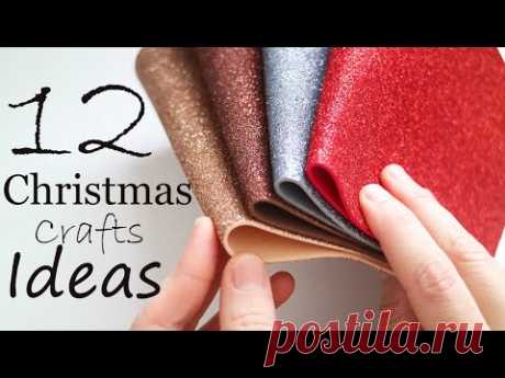 12 DIY CRAFTS IDEAS from foamiran for CHRISTMAS