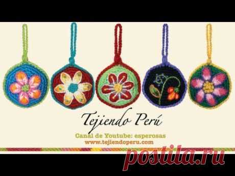 Adornos navideños inspirados en el bordado ayacuchano (Perú) - YouTube