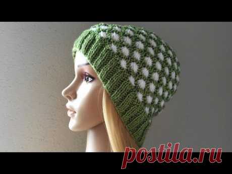 How To Knit A Aster Stitch Hat, Lilu's Knitting Corner Video # 19