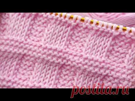 WONDERFUL 👌💯*Design Pattern*~Trend~ super easy tunisian baby  knitting for beginners online Tutorial