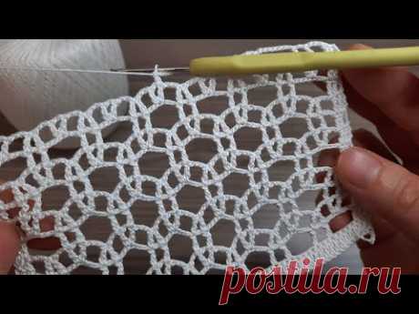 Wonderful💥 Very Very Beautiful Crochet Pattern Knitting Tutorial for beginners Çok Kolay Tığ işi