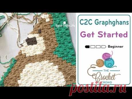 How To Crochet Corner to Corner (C2C) Graphghans for Beginners