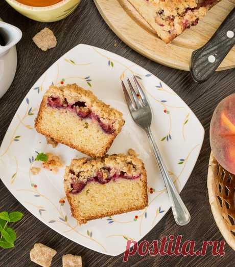 Рецепт кекса со сливами и хрустящим штрейзелем с фото пошагово на Вкусном Блоге