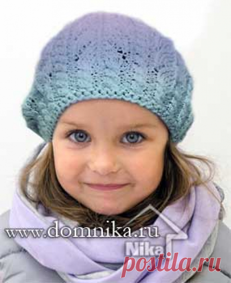 Вязаные шапки для девочек (50 фото) детские шапки спицами