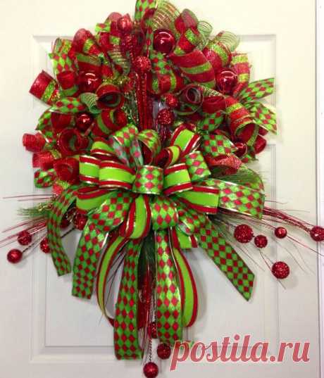 Christmas Mesh Wreath