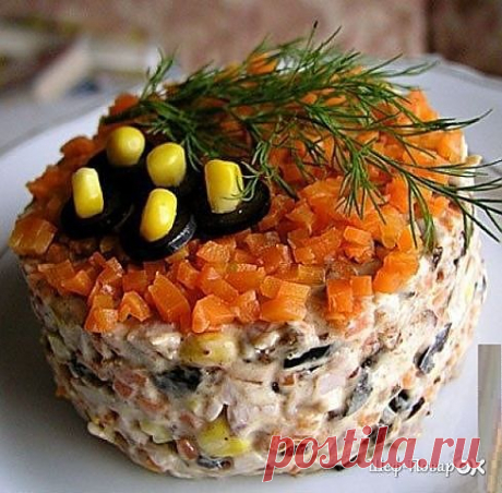 Очень вкусный салатик.