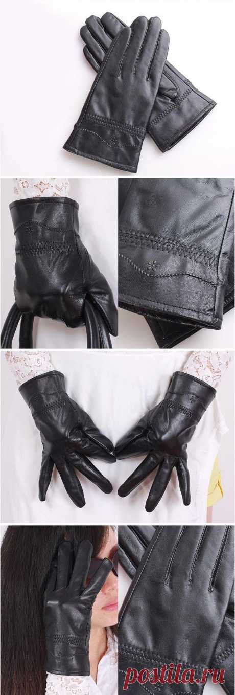 Aliexpress.com : Buy Brand New Full Finger Men leather Gloves Windproof lady's Gloves Women leather glove Stretchy Soft winter Warm from Reliable gloves bath suppliers on The perfect pair | Alibaba Group