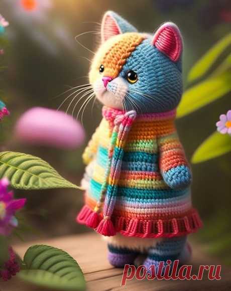 Cute Crochet Cat Amigurumi Free Pattern – Amigurumi