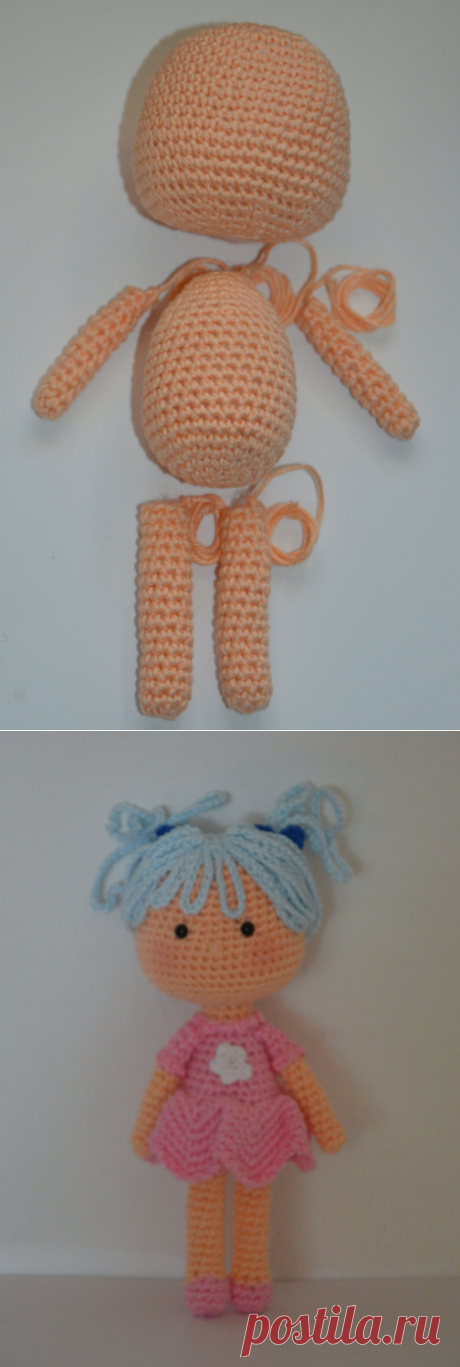 Amigurumi Lessons – creating simple doll | AmigurumiBB's Blog