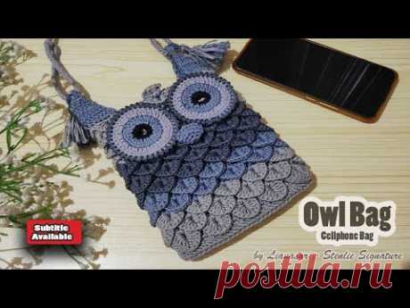 Как связать красивую сумку-слинг крючком - OWL
