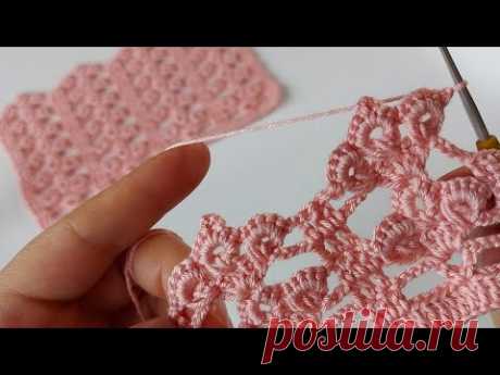 SUPER EASY CROCHET KNITTING.. TIĞ İŞİ YAPIMI KOLAY BATTANİYE ŞAL YELEK  ÖRGÜ MODELİ..