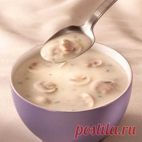 Молочный суп с картофелем и грибами / Райская пища