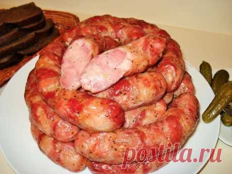 ДОМАШНЯЯ КОЛБАСА  Деревенская из свинины. Лучший рецепт. Homemade Sausage