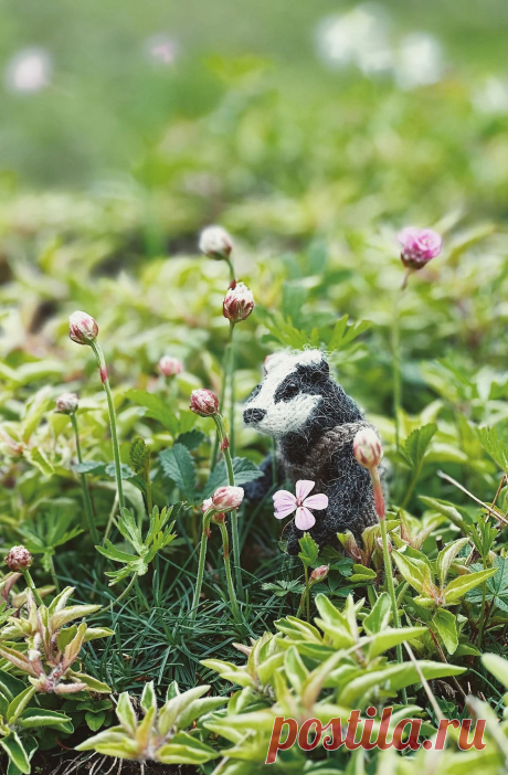Adorable badger knitting pattern you'll love - From Britain with Love