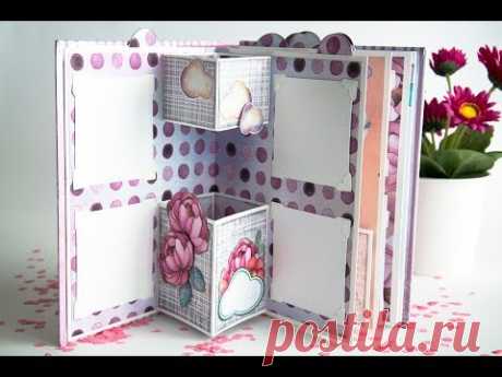3D Baby Girl Mini Album Tutorial with Kora Projects