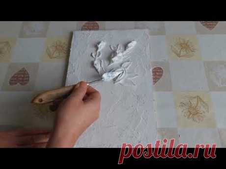 Sculptural painting! Video course Roses !