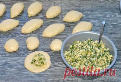 Пирожки с яйцом и зеленым луком/Сайт с пошаговыми рецептами с фото для тех кто любит готовить