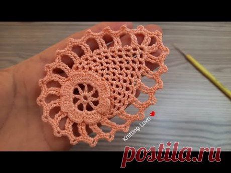 WONDERFUL😍Very Beautiful Crochet Pattern knitting Online Tutorial for beginners Tığ işi Örgü Motif