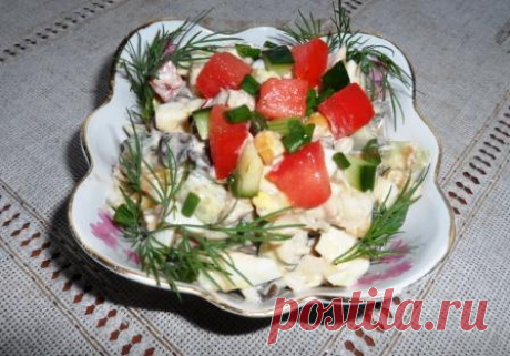 царский салат с курятиной | Домашняя еда