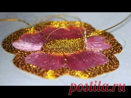 ВЫШИВКА: ШЕЛКОМ И ЗОЛОТОМ  EMBROIDERY:  SILK &amp; GOLDWORK - YouTube