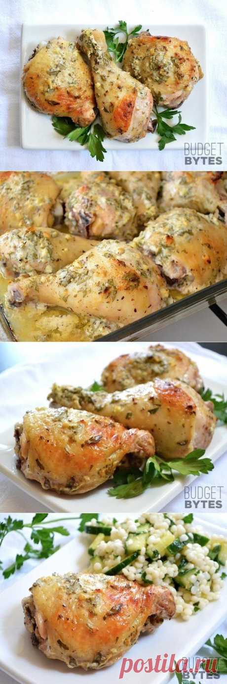 Как приготовить курица в маринаде по-гречески - рецепт, ингридиенты и фотографии