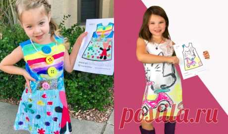 «Нарисовали? Носите»: компания создает одежду по детским рисункам . Милая Я