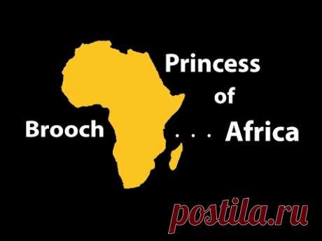 Брошь из полимерной глины | Princess of Africa # 1