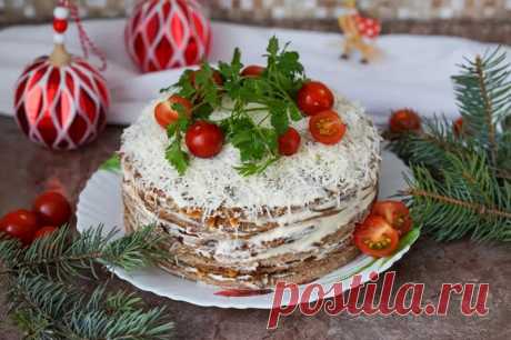Печёночный торт на праздничный ужин - DYNASTYOFCHEFS.RU