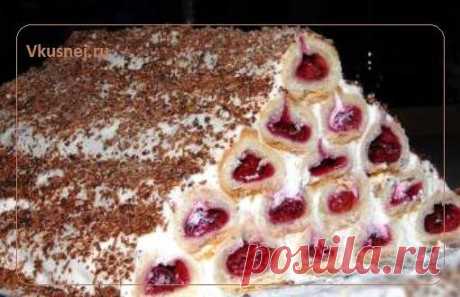 Торт с вишней Монастырская изба — прекрасное блюдо к любому празднику, этот торт отлично зарекомендовал себя. Главная особенность торта это его прекрасная вишневая начинка Рецепт »&gt; https://vkusnej.ru/tort-s-vishnej-monastyrskaya-izba/