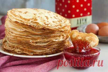 Блины на молоке тонкие с дырочками – вкусные рецепты | Будьте здоровы! | Дзен