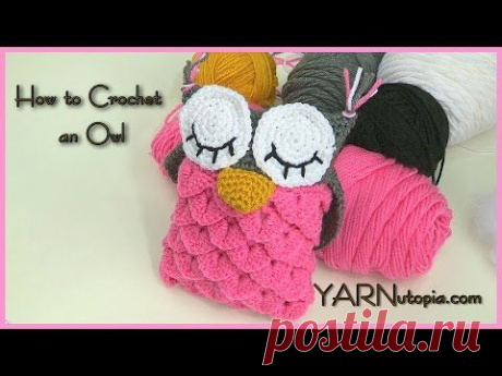 How to Crochet an Owl using the Crocodile Stitch