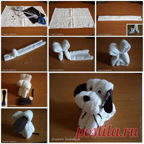 How to Make A Cute Puppy Towel