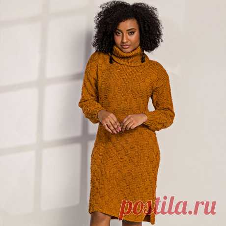 Тёплое платье-свитер. 10 вариантов спицами – Paradosik Handmade - вязание для начинающих и профессионалов