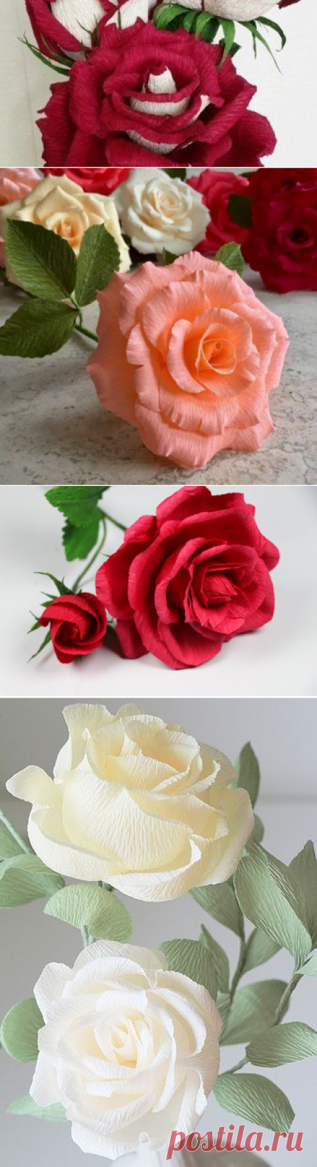 Cómo hacer Rosas de Papel Crepe o Crespón