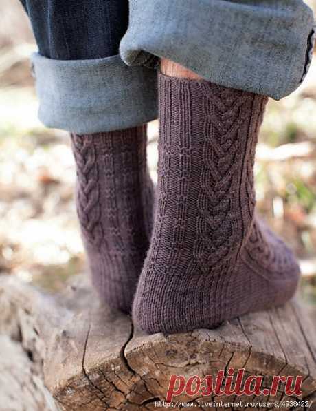 Мужские носки - Woodcutter's Socks by Rachel Coopey.