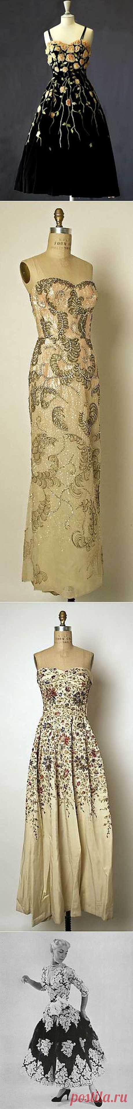 Pierre Balmain vintage gown, 1953 :) | Obsessed with: Lindy Hop