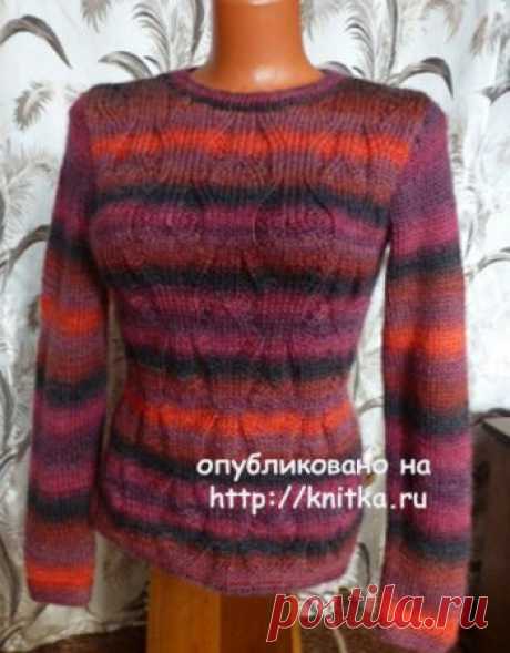 Женский пуловер спицами, 20 моделей со схемам и описанием, Вязание для женщин