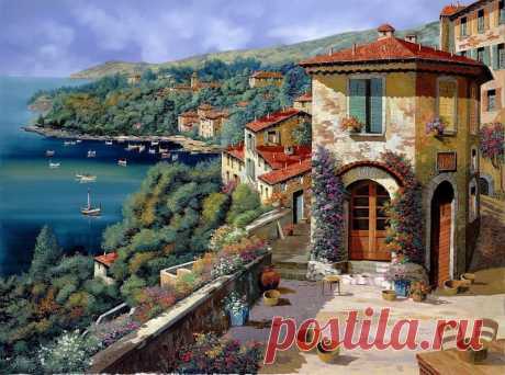 ✨ Художник Guido Borelli. Там ждёт тебя твой старый дом