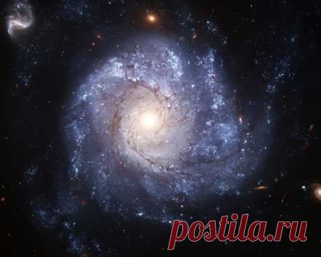 Картинки анфас, хаббл, телескоп, Галактика, спиральная - обои 1280x1024, картинка №46914