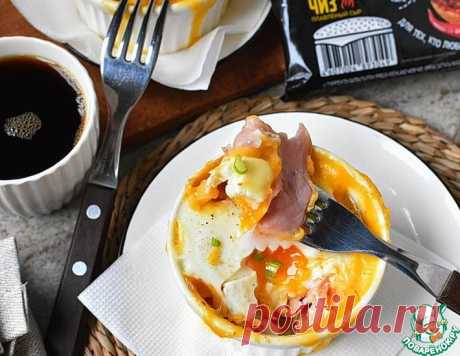 Быстрые чашки с яйцом и сыром – кулинарный рецепт